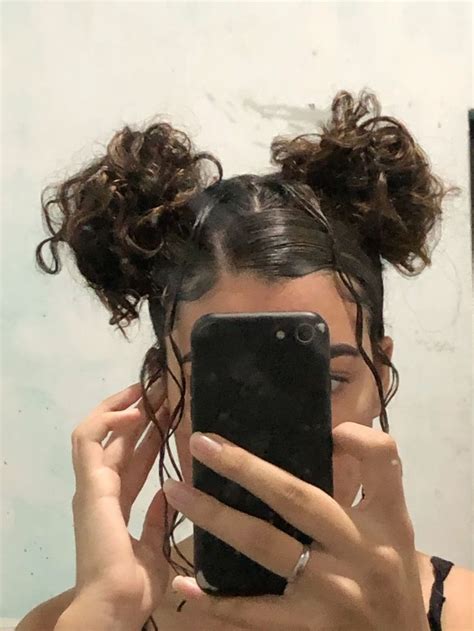 Penteado Dois Coques Em Pentedos Para Cabelo Curto Penteados