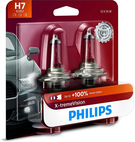 Philips Automotive Lighting H7 X TremeVision Upgrade Headlight Bulb