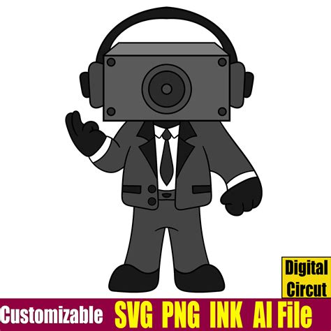 Speaker Man Skibidi Toilet SVG,Skibidi Toilet SVG,Speaker M | Inspire ...