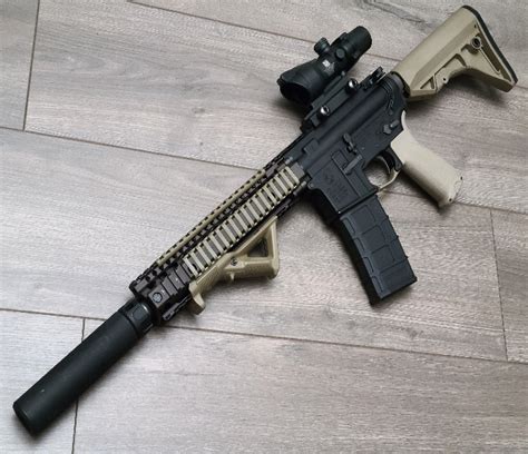 SOLD GHK Colt MK18 MOD1 M4 GBBR V2 System Gas Blowback Green Gas