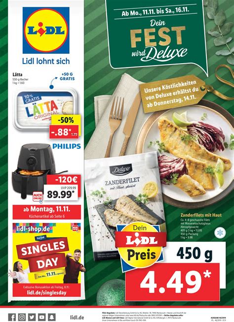 Lidl Aktueller Prospekt 11 11 16 11 2019 Jedewoche Rabatte De