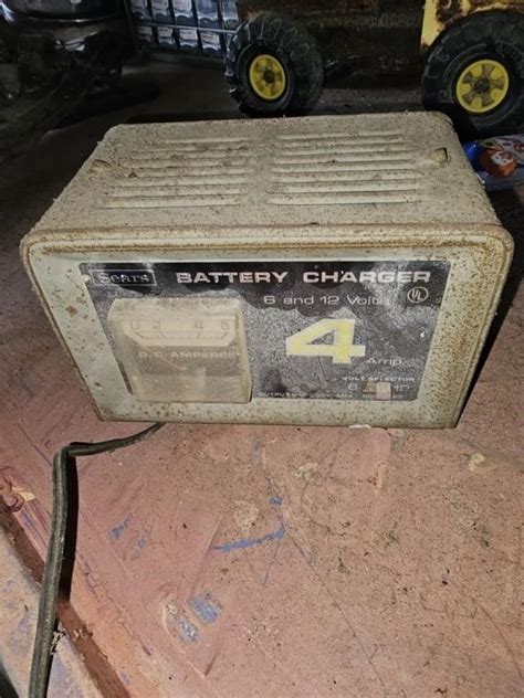 Sears Battery Charger Untested Older Model Live And Online Auctions On