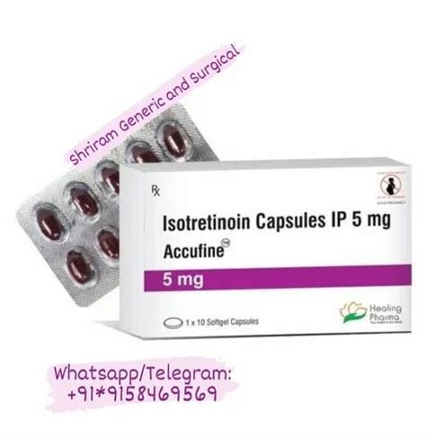 ISOTRETINOIN CAPSULES ACCUFINE 10mg For Acne At Rs 55 Stripe In Nagpur