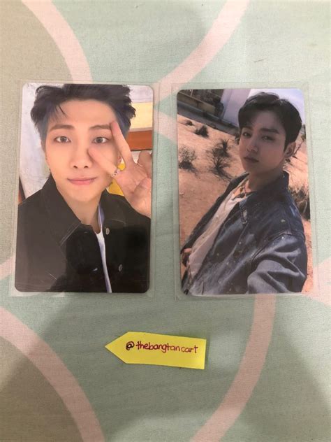 JUNGKOOK JK BUTTER M2U LD LUCKY DRAW WITH NAMJOON RM POB SET Hobbies