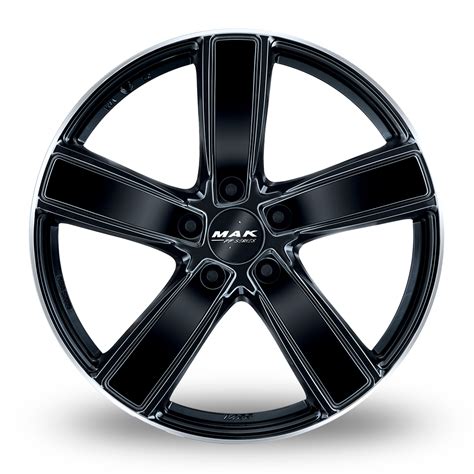 Mak Turismo Ff Gloss Black Mirror Ring Alloy Wheels Wheelbase