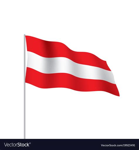 Austria Flag Royalty Free Vector Image VectorStock