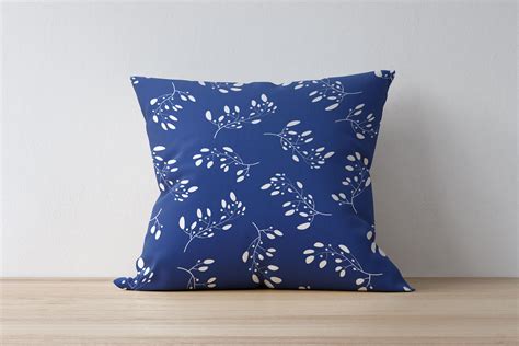 Seamless Blue Floral Patterns By ExpressShop TheHungryJPEG