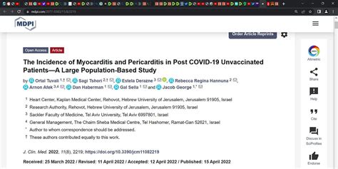 The Incidence Of Myocarditis And Pericarditis In Post COVID 19