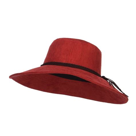 Lightweight Design Something Special Wide Brim Poly Suede Hat