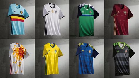 All Adidas Euro 2016 National Football Kits Youtube