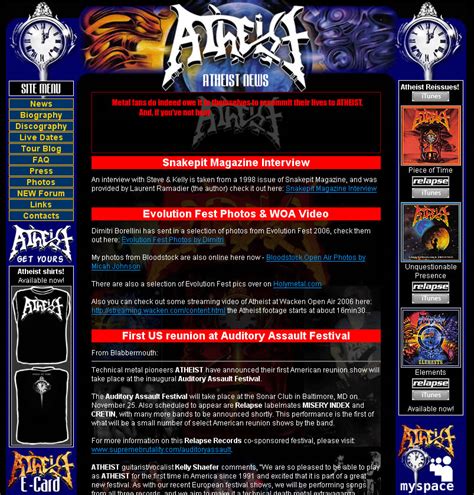 Atheist (Official Band) [offline] - TheMetal.Net