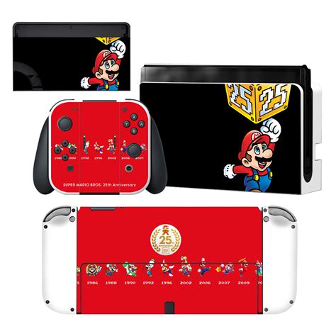 Super Mario Bros Skin Sticker For Nintendo Switch OLED Design 3 ...