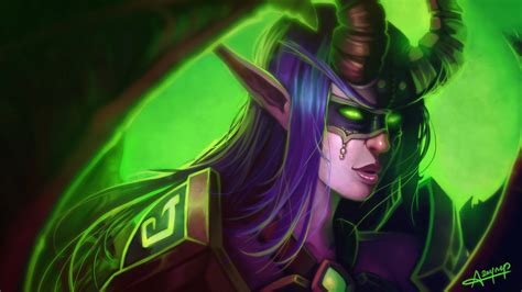 Wow Legion Demon Hunter Wallpaper By Atraelegie On Deviantart