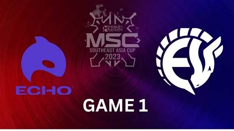 Echo Vs Team Evo Game 1 MSC 2023 Group Stage Day 1 Seatheworld