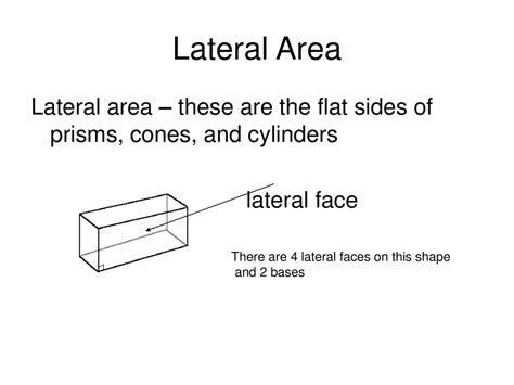 Lateral Area Surface Area And Notes Ppt Download