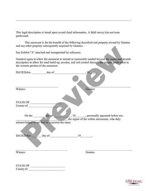 Idaho Easement For Utilities Streets Subdivision Us Legal Forms