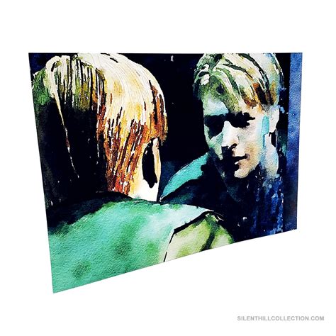 Silent Hill 2 Fan Art James Mirror Watercolor Print Sergei Bagrov Ua