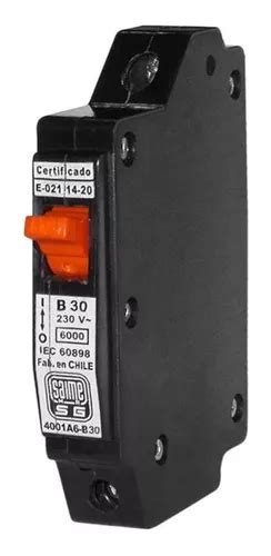 Interruptor Automatico 1x25a 230v 6ka Curva C Saime Cuotas sin interés