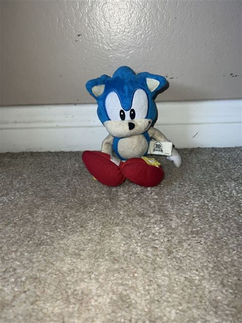 Sonic The Hedgehog CLASSIC SONIC Plush Toy Jazwares 8” 2011 20th ...