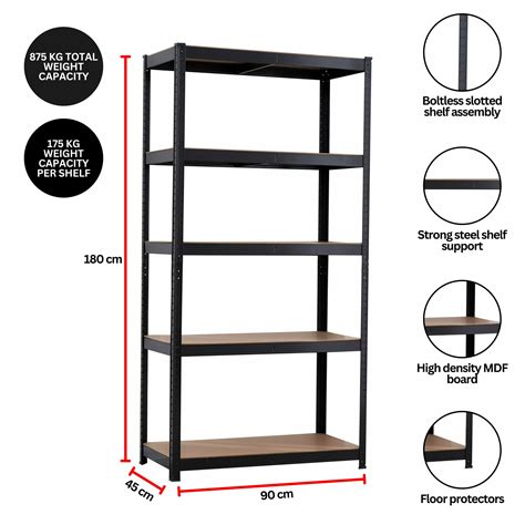 5 Tier Shelving Is Boltless And Perfect For Home And Office