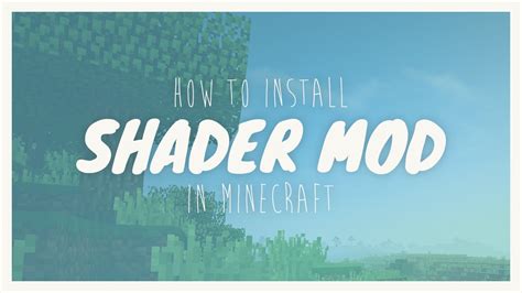 How To Install Shaders Mod For Minecraft 18 Minecraft Shaders Mod 18