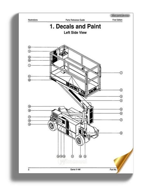 Genie Scissors Lift V 4m Parts Manuals