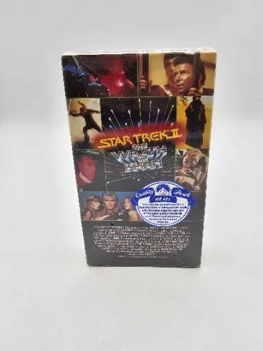 Star Trek Ii The Wrath Of Khan Vhs Sealed New William Shatner