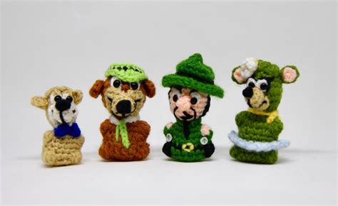 Stop Motion Of Crochet Yogi And Cindy Bear Crochet