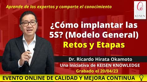 132 Cómo implantar las 5S Modelo General Retos y Etapas YouTube