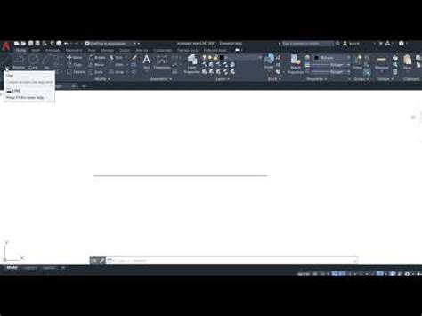 Line Command Used In AutoCAD YouTube