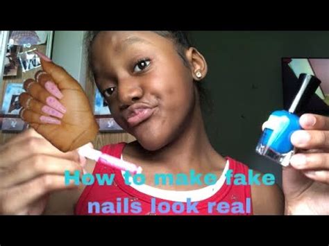 How To Make Fake Nails Look Real YouTube