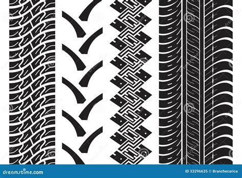 Various Tyre Treads Royalty Free Stock Photo Image 33296635