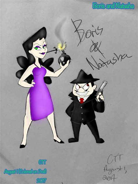 Boris And Natasha Cs Colored By Cerberustheterrible On Deviantart