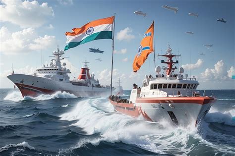 Premium Photo Indian Coast Guard Day