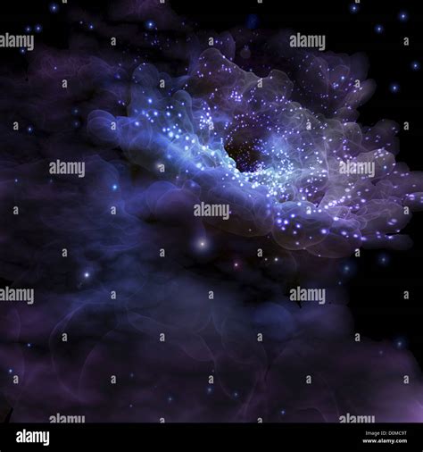 A black hole in outer space Stock Photo - Alamy