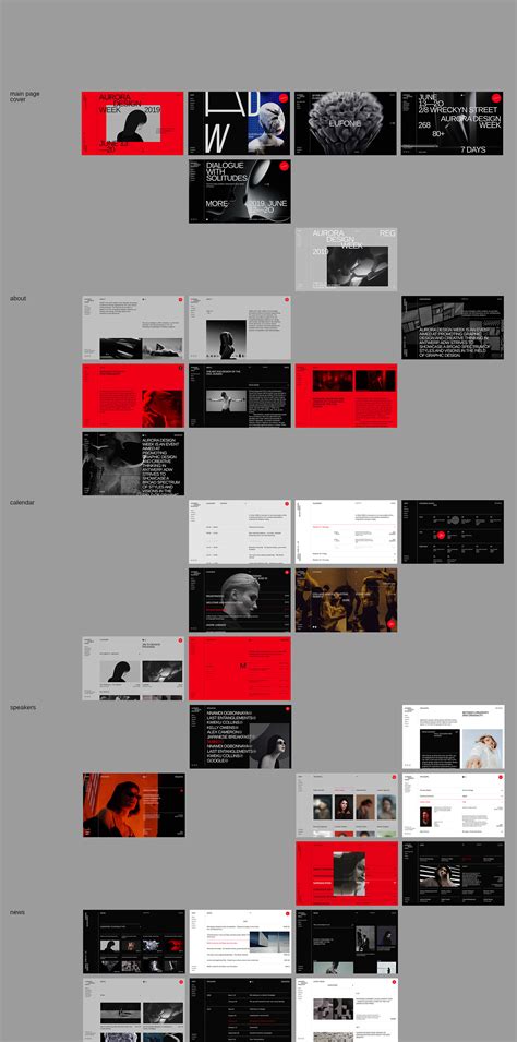 Aurora. Variable design templates :: Behance