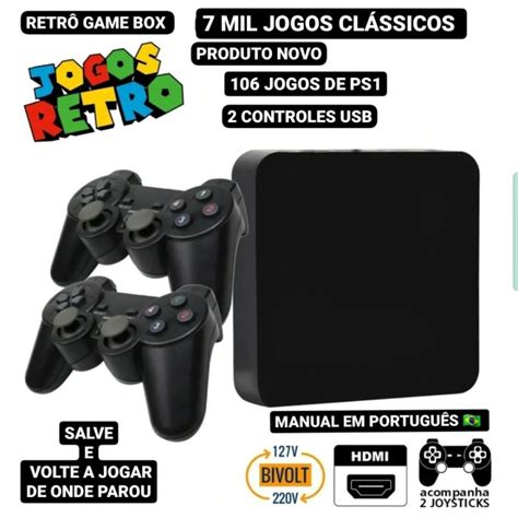 Super Game Box VÍdeo Game Retro Multijogos 7 MIL JOGOS Clasicos 2