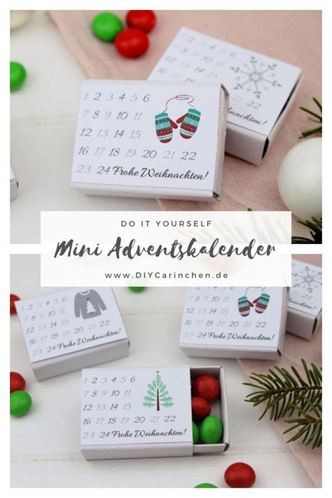 DIY Adventskalender In Einer Streichholzschachtel Einfach Und Schnell