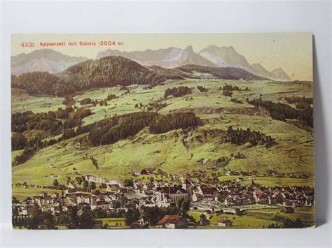 Appenzell mit Säntis 1912 Kaufen auf Ricardo