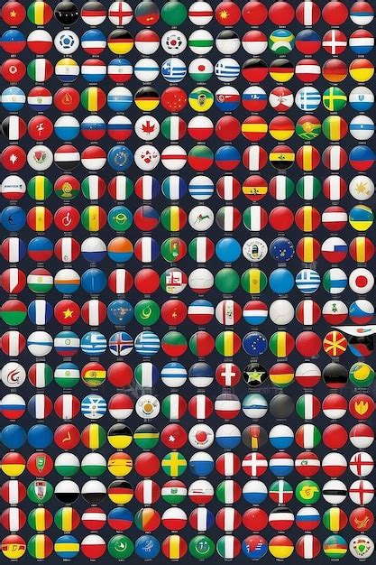 All Country Flags Of Euro Cup Premium Ai Generated Image