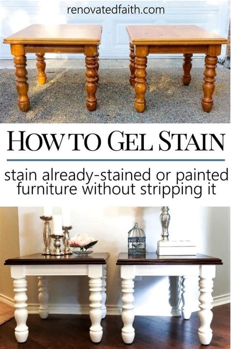 How to Use Gel Stain Without Stripping an Existing Finish | Hometalk