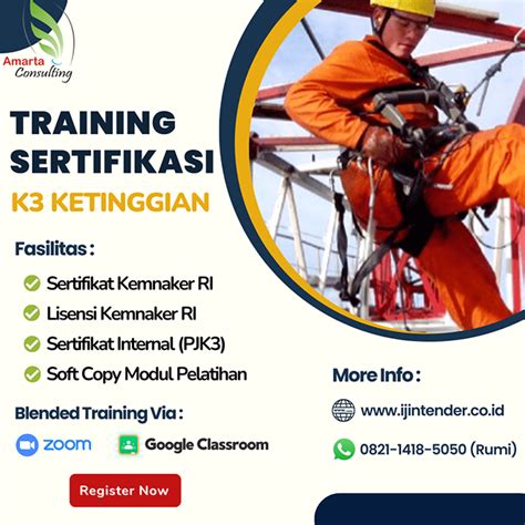 Training Sertifikasi Tenaga Kerja Pada Ketinggian K Ketinggian