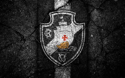 Download wallpapers 4k, Vasco da Gama FC, logo, Brazilian Seria A ...