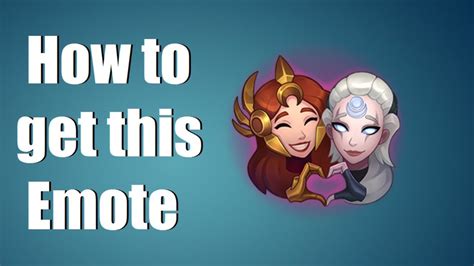 How To Get The Emote Beside Me In League Of Legends Youtube