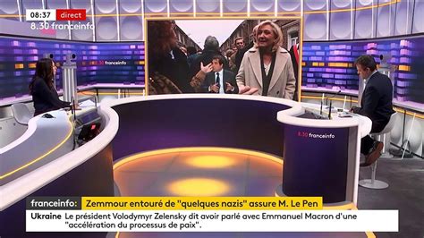 Quelques Nazis Avec Eric Zemmour Marine Le Pen Est Plus Experte Que Moi Dans Ce Domaine