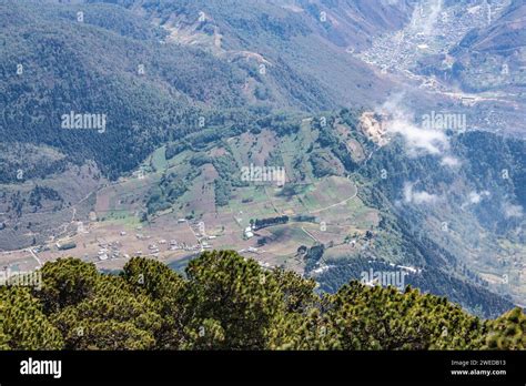 Stunning view on Santa Maria volcano, Quetzaltenango, Guatemala Stock ...