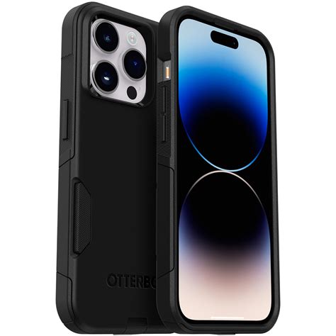 Black thin iPhone 14 Pro Case | OtterBox Commuter Series AM