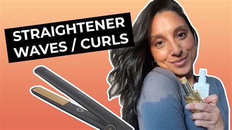 How To Curl Hair With A Straightener In Minutes Youtube