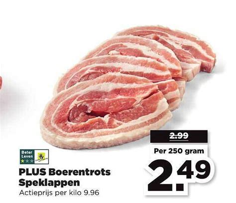 Plus Boerentrots Speklappen Aanbieding Bij PLUS