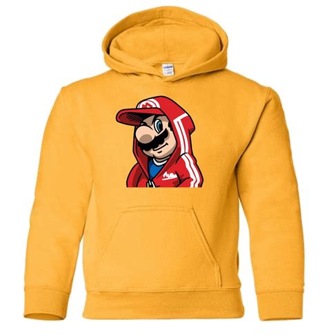 Super Mario Brothers Hoodie Mario Hoodie Custom Hoodie Etsy